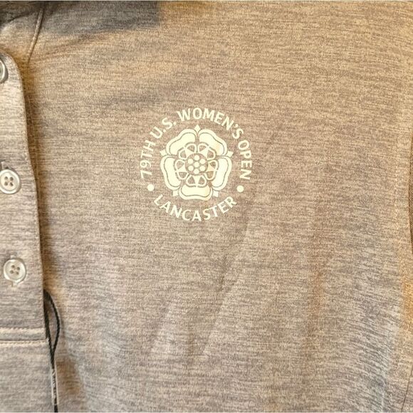 Short Par 4 Light Grey US Women's Open Polo Shirt - Picture 4 of 6